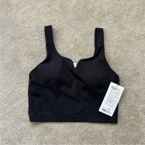 2-38 NWT Size 10 LULULEMON Wunder Train Tank Sweetheart Top Black